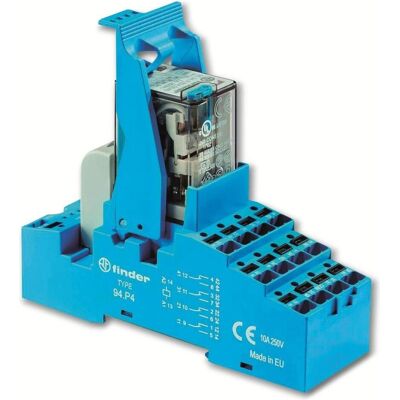 Modulo relè Finder 58.P4.9.012.0050 - 12 V/DC, 4 contatti invertitori - Guida DIN Modulo relè Finder 58.P4.9.012.0050 - 12 V/DC, 4 contatti invertitori - Guida DIN