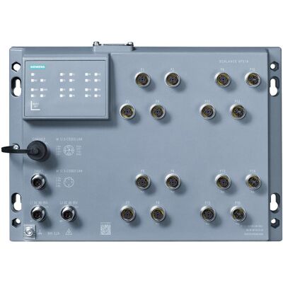 Siemens 6GK5216-0HA00-2TS6 Switch Ethernet Industriale - Gestito, 12 Porte, IP65 Siemens 6GK5216-0HA00-2TS6 Switch Ethernet Industriale - Gestito, 12 Porte, IP65