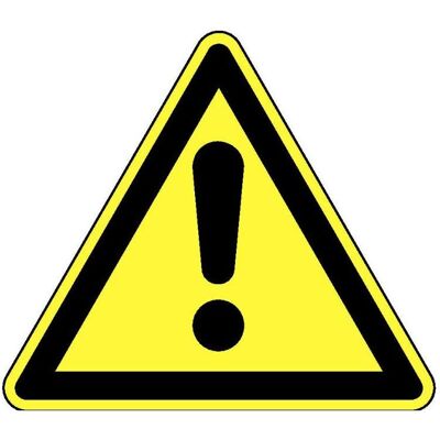 BRW, Segnaletica di sicurezza, Segnale di avvertimento Zona di pericolo - 10 cm BRW, Segnaletica di sicurezza, Segnale di avvertimento Zona di pericolo - 10 cm