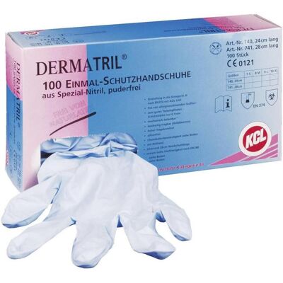 KCL, Guanti di sicurezza, Guanto Dermatril misura 7 (7, S) KCL, Guanti di sicurezza, Guanto Dermatril misura 7 (7, S)