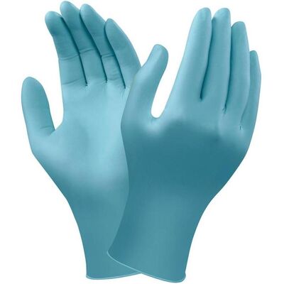 Ansell, Guanti di sicurezza, Guanti nitrile taglia L blu (8.5, L) Ansell, Guanti di sicurezza, Guanti nitrile taglia L blu (8.5, L)