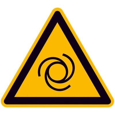 BRW, Segnaletica di sicurezza, Segnale di avvertimento Avvio automatico - 10 cm BRW, Segnaletica di sicurezza, Segnale di avvertimento Avvio automatico - 10 cm