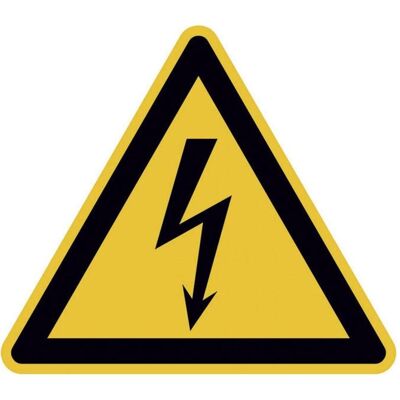 BRW, Segnaletica di sicurezza, Segnale di pericolo Tensione elettrica - 20 cm BRW, Segnaletica di sicurezza, Segnale di pericolo Tensione elettrica - 20 cm
