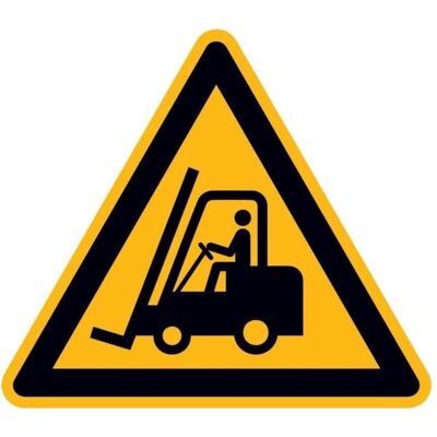 BRW, Segnaletica di sicurezza, Segnale di avvertimento Carrelli elevatori - 20 cm BRW, Segnaletica di sicurezza, Segnale di avvertimento Carrelli elevatori - 20 cm