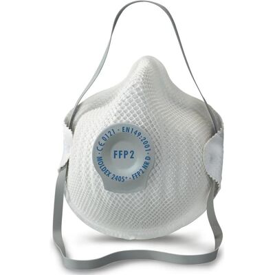 Moldex, Maschera respiratoria, 2405 Classic FFP2 Disposable Respirator (FFP2 D, 20x) Moldex, Maschera respiratoria, 2405 Classic FFP2 Disposable Respirator (FFP2 D, 20x)