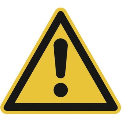 BRW, Segnaletica di sicurezza, Segnale di avvertimento Zona di pericolo - 10 cm BRW, Segnaletica di sicurezza, Segnale di avvertimento Zona di pericolo - 10 cm