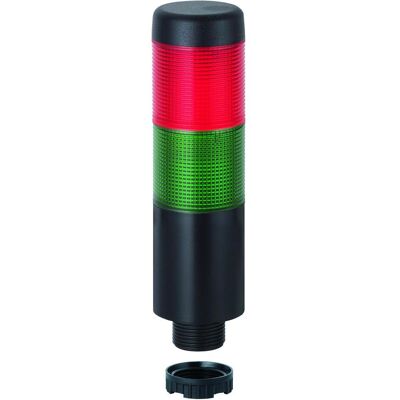 Werma Colonna di segnalazione Kompakt 37, LED, 2 elementi, Rosso/Verde, 24 V c.a. / c.c. - Torretta di segnalazione Werma Colonna di segnalazione Kompakt 37, LED, 2 elementi, Rosso/Verde, 24 V c.a. / c.c. - Torretta di segnalazione