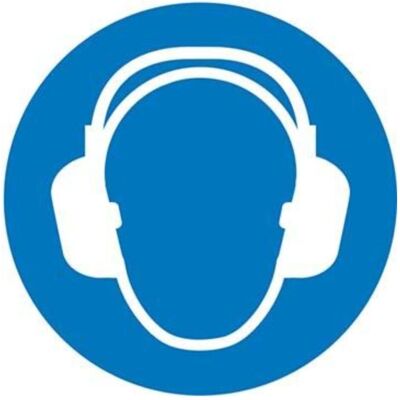 BRW, Segnaletica di sicurezza, Segnale obbligatorio Usare la protezione dell'udito - Ø 10 cm BRW, Segnaletica di sicurezza, Segnale obbligatorio Usare la protezione dell'udito - Ø 10 cm