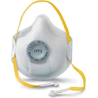 Moldex, Maschera respiratoria, 2505 Smart FFP3 Disposable Respirator (FFP3 D, 10x) Moldex, Maschera respiratoria, 2505 Smart FFP3 Disposable Respirator (FFP3 D, 10x)