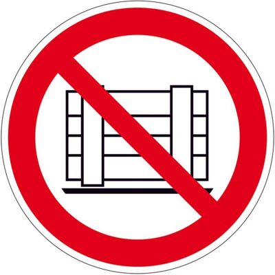 BRW, Segnaletica di sicurezza, Cartello di divieto Non lasciare oggetti - Ø 20 cm BRW, Segnaletica di sicurezza, Cartello di divieto Non lasciare oggetti - Ø 20 cm