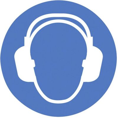 BRW, Segnaletica di sicurezza, Segnale obbligatorio Indossare la protezione dell'udito - Ø 20 cm BRW, Segnaletica di sicurezza, Segnale obbligatorio Indossare la protezione dell'udito - Ø 20 cm