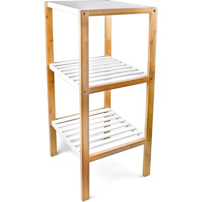 Relaxdays, Scaffale bagno, Bambù (34 x 33 x 80 cm) Relaxdays, Scaffale bagno, Bambù (34 x 33 x 80 cm)