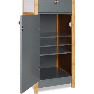 Relaxdays, Armadietto bagno, Hochschrank (31.50 x 29 x 165 cm) Relaxdays, Armadietto bagno, Hochschrank (31.50 x 29 x 165 cm)