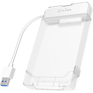 Icy Box Ib-Ac703-U3 (2.5"), Case per hard disk, Bianco Icy Box Ib-Ac703-U3 (2.5"), Case per hard disk, Bianco