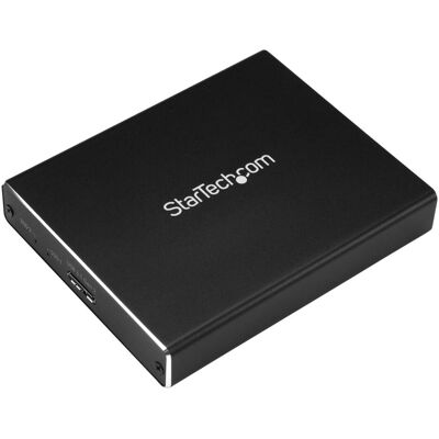 StarTech Alloggiamento Per Unità HDD Dual-Slot (M.2, M.2 2230, M.2 2242, M.2 2260), Case per hard disk, Nero StarTech Alloggiamento Per Unità HDD Dual-Slot (M.2, M.2 2230, M.2 2242, M.2 2260), Case per hard disk, Nero