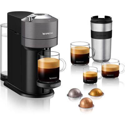 DeLonghi Nespresso Vertuo Next, Macchina da caffè a capsule, Grigio DeLonghi Nespresso Vertuo Next, Macchina da caffè a capsule, Grigio