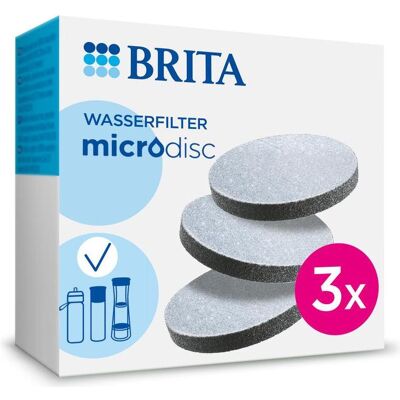 Filtro acqua Brita MicroDisc - Confezione da 3 Filtro acqua Brita MicroDisc - Confezione da 3