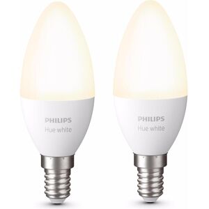 Philips Hue, Lampadina, Tonalità Bianco BT (E14, 470 lm, 2x) Philips Hue, Lampadina, Tonalità Bianco BT (E14, 470 lm, 2x)