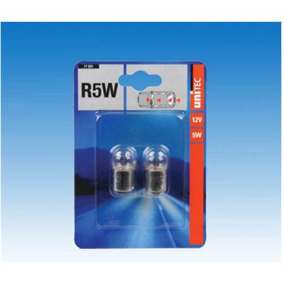 Unitec, Illuminazione auto, Illuminante standard (R5W) Unitec, Illuminazione auto, Illuminante standard (R5W)