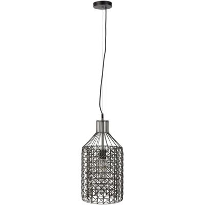 Lampada sospensione Jim Tall di Dutchbone - Ferro zincato - Stile Industriale Lampada sospensione Jim Tall di Dutchbone - Ferro zincato - Stile Industriale