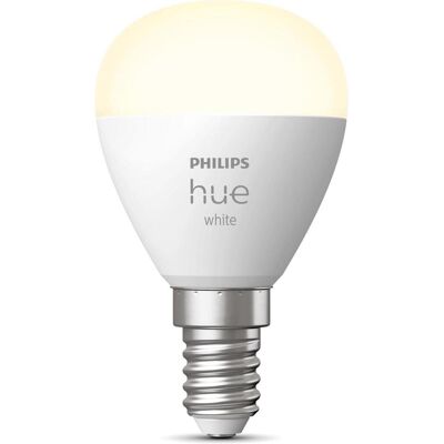 Philips Hue, Lampadina, White Luster BT (E14, 470 lm, 1x) Philips Hue, Lampadina, White Luster BT (E14, 470 lm, 1x)