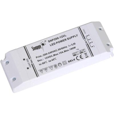 Trasformatore LED Dehner Elektronik 12V200W-MM-EU per Mobili Trasformatore LED Dehner Elektronik 12V200W-MM-EU per Mobili