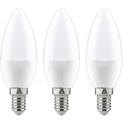 Paulmann, Lampadina, Candela (E14, 250 lm, 3x) Paulmann, Lampadina, Candela (E14, 250 lm, 3x)