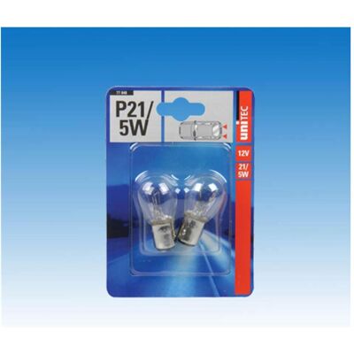 Unitec, Illuminazione auto, Illuminante standard (P21/5W) Unitec, Illuminazione auto, Illuminante standard (P21/5W)