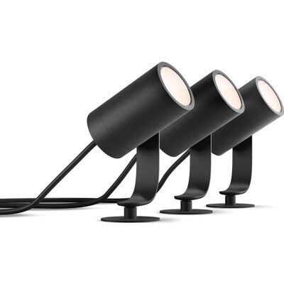 Philips Hue, Illuminazione esterna, Lily Basic Set (DE Plug) (640 lm, IP65) Philips Hue, Illuminazione esterna, Lily Basic Set (DE Plug) (640 lm, IP65)