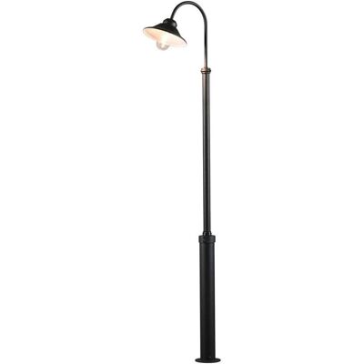Lampione esterno Konstsmide Vega - Nero - IP23 Lampione esterno Konstsmide Vega - Nero - IP23