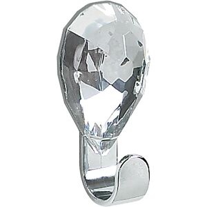 spirella, Porta asciugamani + ganci per asciugamani, Gancio Jewel Chrome, 1 kg spirella, Porta asciugamani + ganci per asciugamani, Gancio Jewel Chrome, 1 kg