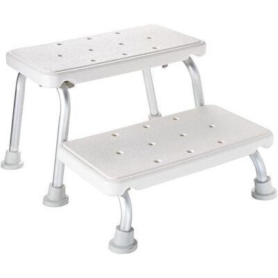 Ridder, Sedile per vasca + Sgabello da doccia, Sgabello Comfort a due gradini (150 kg) Ridder, Sedile per vasca + Sgabello da doccia, Sgabello Comfort a due gradini (150 kg)