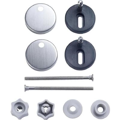 Diaqua, Coperchio e sedile WC, Set di fissaggio Diaqua, Coperchio e sedile WC, Set di fissaggio