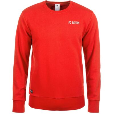 Adidas, Uomini, Felpa + Maglione, FC Bayern Monaco di Baviera - Felpa grafica da uomo, Rosso, (S) Adidas, Uomini, Felpa + Maglione, FC Bayern Monaco di Baviera - Felpa grafica da uomo, Rosso, (S)