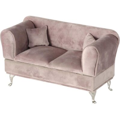 Boltze Home, Portagioielli, Scatola di gingilli Canape, velluto, Pink Boltze Home, Portagioielli, Scatola di gingilli Canape, velluto, Pink
