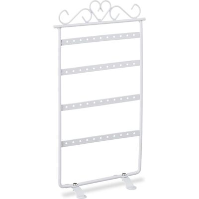 Relaxdays, Portagioielli, Ohrringhalter, Bianco Relaxdays, Portagioielli, Ohrringhalter, Bianco