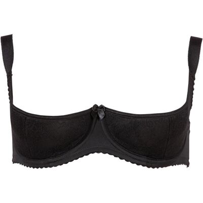 Cottelli Collection, Reggiseno, Reggiseno a mezza coppa con ferretto, Nero, (Confezione singola, 95 F) Cottelli Collection, Reggiseno, Reggiseno a mezza coppa con ferretto, Nero, (Confezione singola, 95 F)