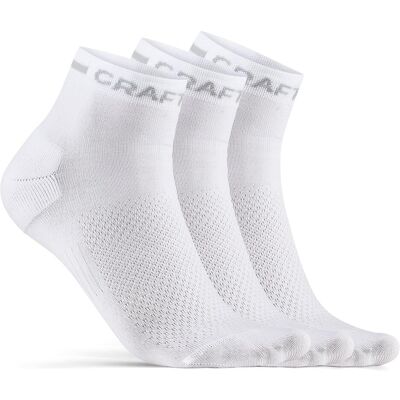 Craft, Unisex, Calze sportive, Calzini Core Dry Mid 3-Pack (40 - 42), Bianco Craft, Unisex, Calze sportive, Calzini Core Dry Mid 3-Pack (40 - 42), Bianco