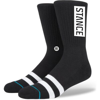 Stance, Unisex, Calze sportive, Fondazione classica OG (38 - 42), Nero Stance, Unisex, Calze sportive, Fondazione classica OG (38 - 42), Nero