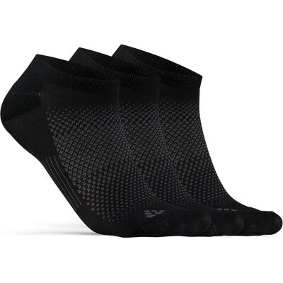 Craft, Unisex, Calze sportive, Calzini Core Dry Footies 3-Pack (40 - 42), Nero Craft, Unisex, Calze sportive, Calzini Core Dry Footies 3-Pack (40 - 42), Nero
