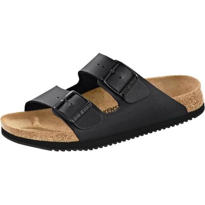 Birkenstock, Unisex, Sandali + Ciabatte, Arizona SL Birko-Flor Stretto, Nero, (43) Birkenstock, Unisex, Sandali + Ciabatte, Arizona SL Birko-Flor Stretto, Nero, (43)
