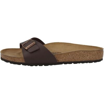Birkenstock, Unisex, Sandali + Ciabatte, Madrid Birko-Flor stretto, Marrone, (41) Birkenstock, Unisex, Sandali + Ciabatte, Madrid Birko-Flor stretto, Marrone, (41)