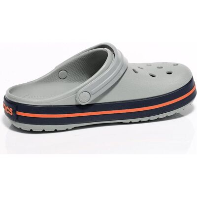 Crocs, Unisex, Pantofole, Crocband, Grigio, (36, 37) Crocs, Unisex, Pantofole, Crocband, Grigio, (36, 37)