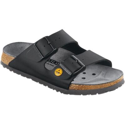 Birkenstock, Unisex, Sandali + Ciabatte, Arizona ESD Birko-Flor Normale, Nero, (39) Birkenstock, Unisex, Sandali + Ciabatte, Arizona ESD Birko-Flor Normale, Nero, (39)