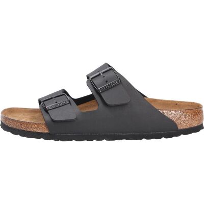 Birkenstock, Unisex, Sandali + Ciabatte, Arizona Softbed Birko-Flor Narrow, Nero, (41) Birkenstock, Unisex, Sandali + Ciabatte, Arizona Softbed Birko-Flor Narrow, Nero, (41)
