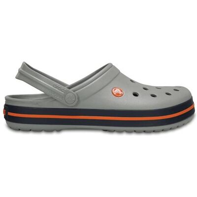 Crocs, Unisex, Pantofole, Crocband, Grigio, (36, 37) Crocs, Unisex, Pantofole, Crocband, Grigio, (36, 37)