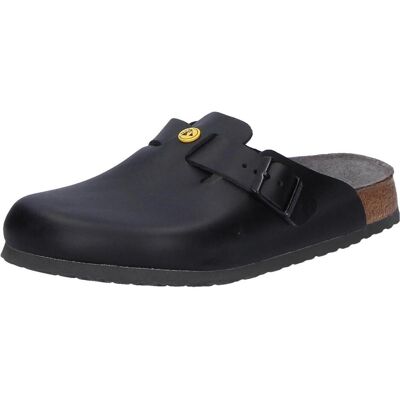 Birkenstock, Unisex, Sandali + Ciabatte, Boston ESD Pelle naturale Normale, Nero, (46) Birkenstock, Unisex, Sandali + Ciabatte, Boston ESD Pelle naturale Normale, Nero, (46)