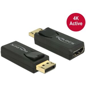 Delock DP a (HDMI, 6.20 cm), Adattatore dati + video, Nero Delock DP a (HDMI, 6.20 cm), Adattatore dati + video, Nero