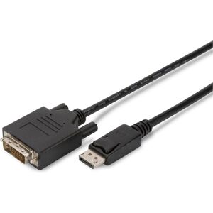 Digitus DisplayPort – DVI (1 m), Cavo video, Nero Digitus DisplayPort – DVI (1 m), Cavo video, Nero