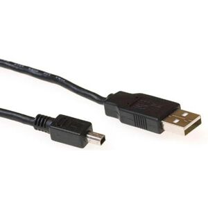 ACT USB 2.0 A 4 pin Mini B 1.8m USB A Mini-USB B Maschio Cavo USB nero (1.80 m, USB 2.0), Cavo USB ACT USB 2.0 A 4 pin Mini B 1.8m USB A Mini-USB B Maschio Cavo USB nero (1.80 m, USB 2.0), Cavo USB